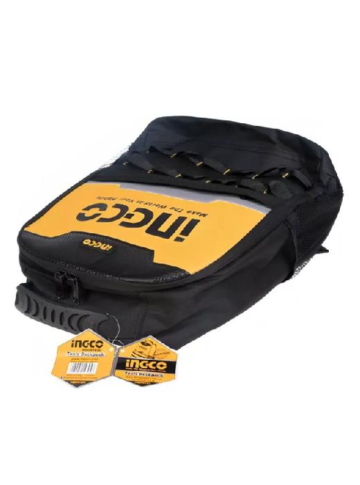 MOCHILA INDUSTRIAL PORTA HERRAMIENTAS 45X34X17 CM, CARGA 8 KG, COLOR NEGRO - 4