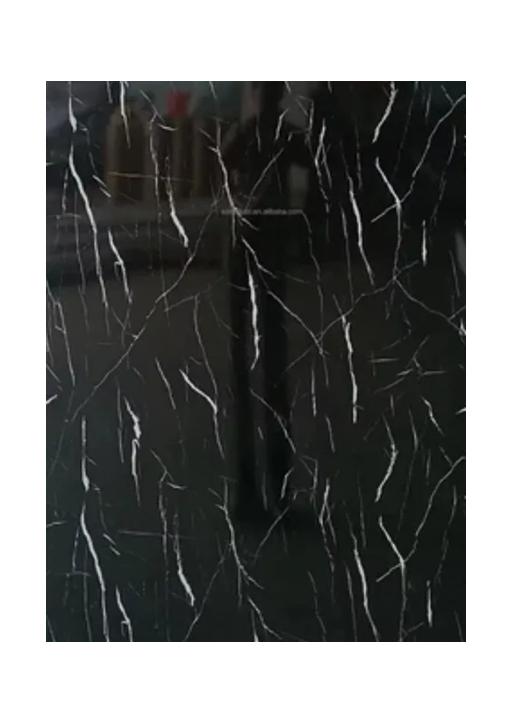 LÁMINA MURAL ADHESIVA EFECTO MÁRMOL NEGRO, PACK DE 10 - 1