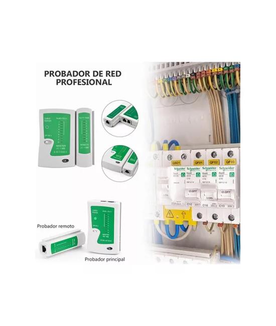 KIT DE HERRAMIENTAS CABLEADO REDES BÁSICO, COLOR NEGRO - 3