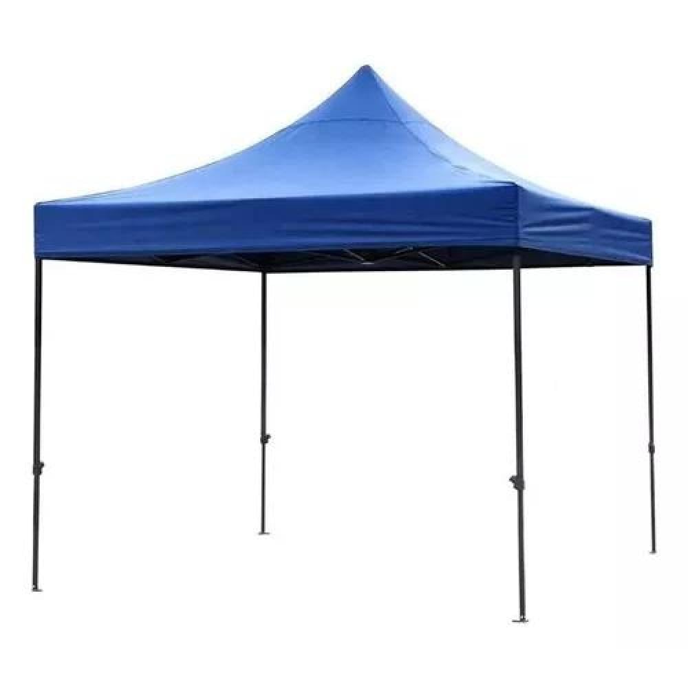 CARPA LONA DE REPUESTO PARA TOLDO, 3X3 M, ENGOMADA, IMPERMEABLE, 600D, COLOR AZUL - 3
