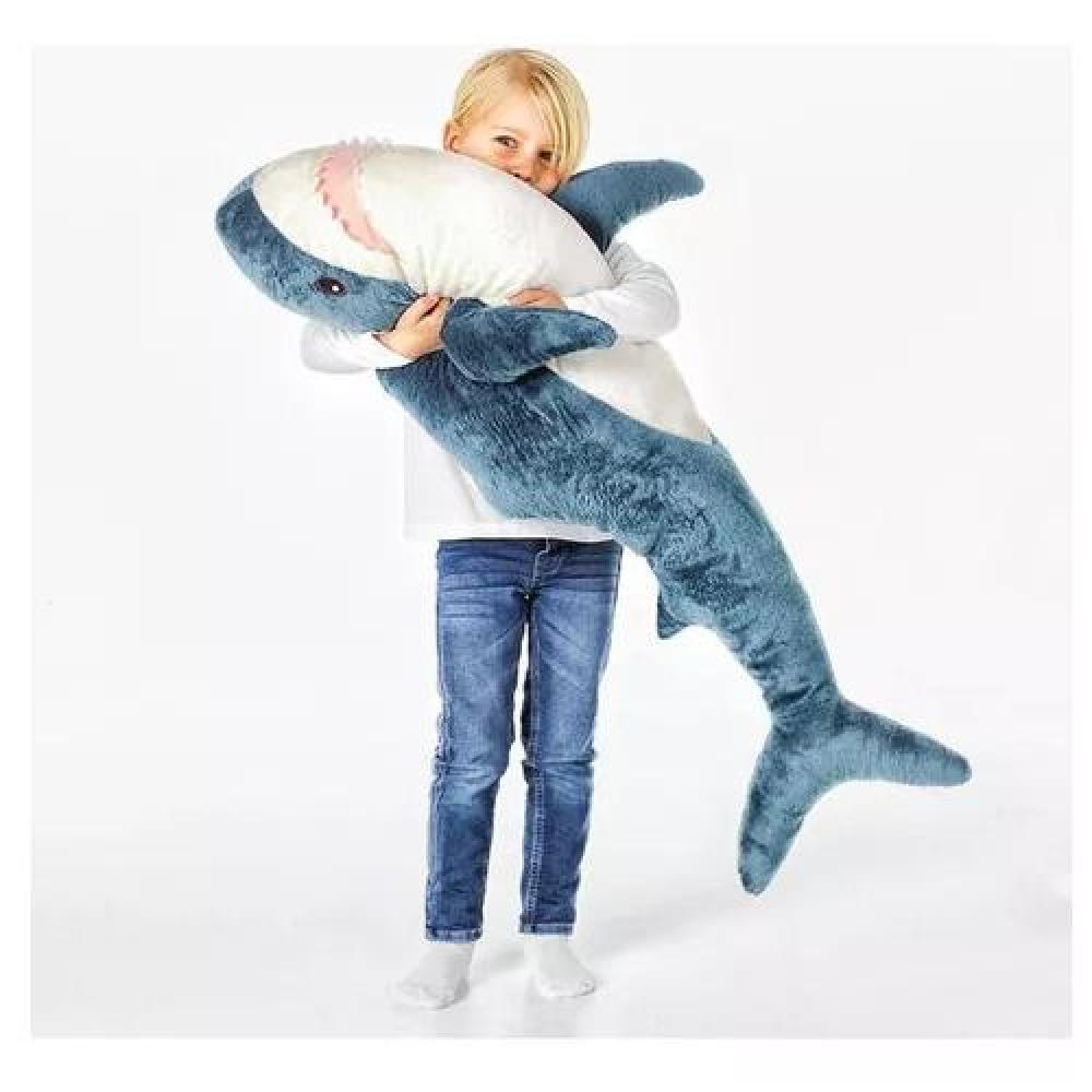 JUGUETE DE PELUCHE SUAVE DE TIBURÓN ALMOHADA 45CM - 2