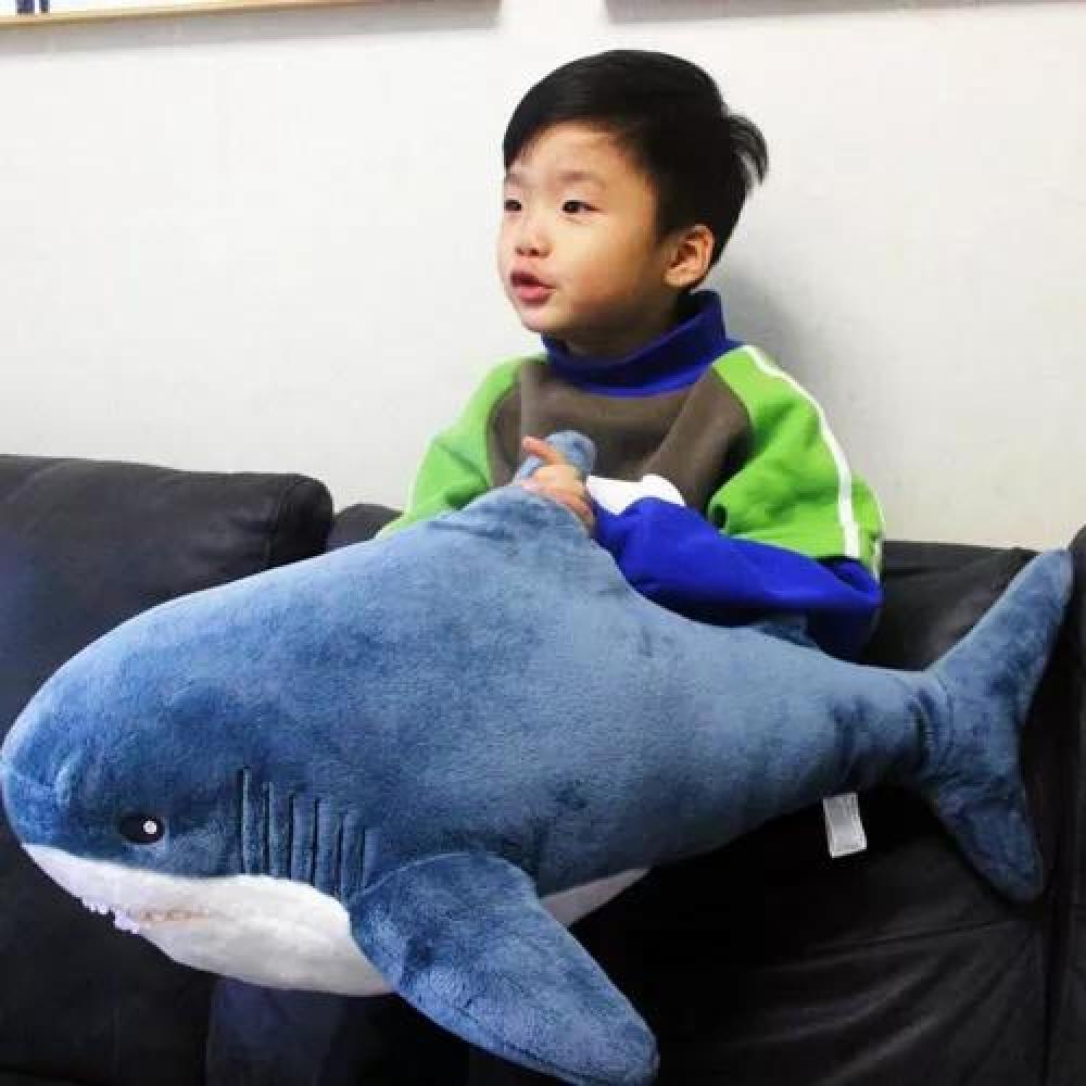 JUGUETE DE PELUCHE SUAVE DE TIBURÓN ALMOHADA 45CM - 5