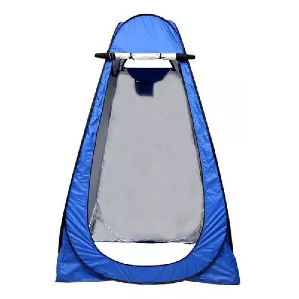 CARPA CASETA DE BAÑO Y VESTIDOR PORTÁTIL PARA CAMPING, 1 PERSONA, COLOR VERDE - 6