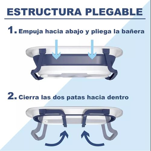 TINA BEBÉ BAÑERA PLEGABLE CON MALLA REFORZADA, MULTICOLOR - 5