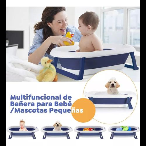 TINA BEBÉ BAÑERA PLEGABLE CON MALLA REFORZADA, ROSADO - 6