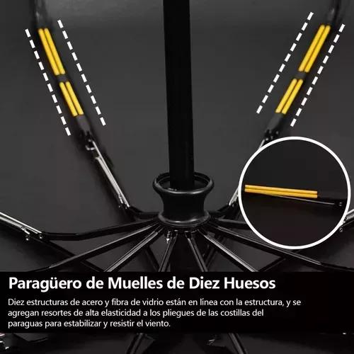 PARAGUAS LED, AUTOMÁTICO ABRE-CIERRA BOTÓN NEGRO - 7