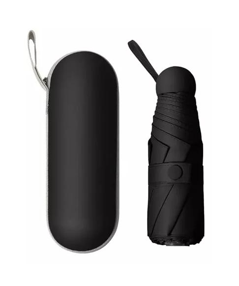 RAYOS UV MINI PARAGUA BOLSILLO SOMBRILLA PLEGABLE 8HUESOS NE - 2