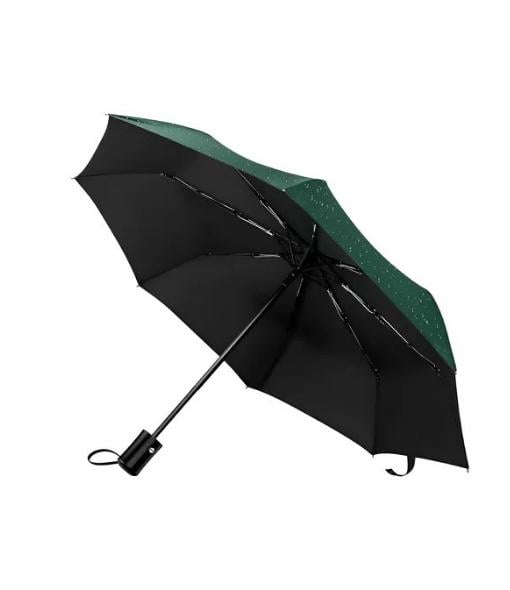 PARAGUAS LLUVIA PLEGABLE AUTOMATICO VARILLAS COLOR VERDE - 1