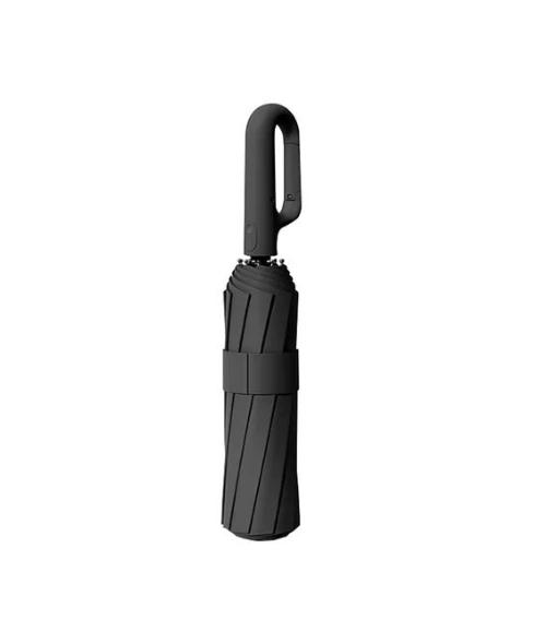 PARAGUAS AUTOMÁTICO ANTIVENDAVAL HUESOS COLGABLE NEGRO - 2