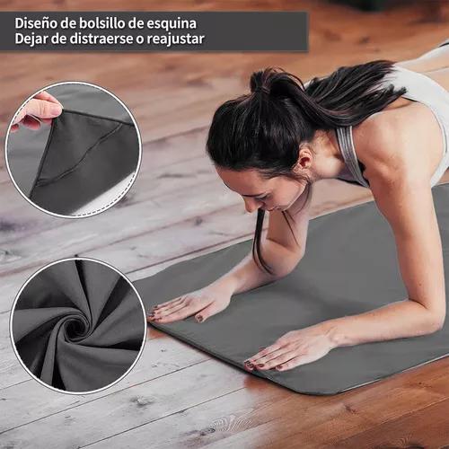 TOALLA BAÑO VIAJE MICROFIBRA SECADO RÁPIDO, PCS GRIS OSCURO - 5