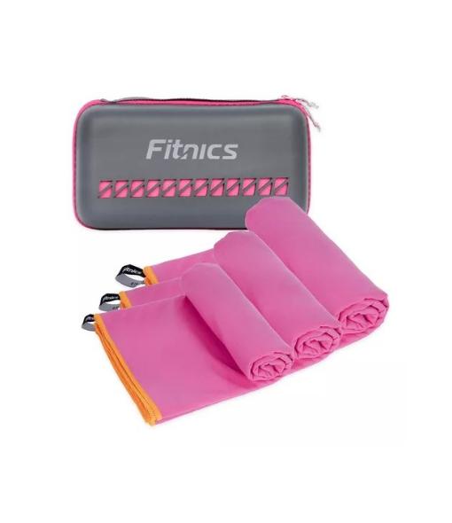 TOALLA MICROFIBRA FITNICS SECADO RAPIDO ESTUCHE VIAJE COLOR - 1