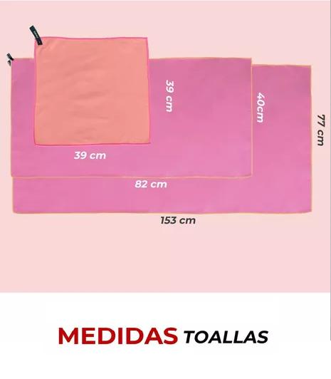 TOALLA MICROFIBRA FITNICS SECADO RAPIDO ESTUCHE VIAJE COLOR - 5