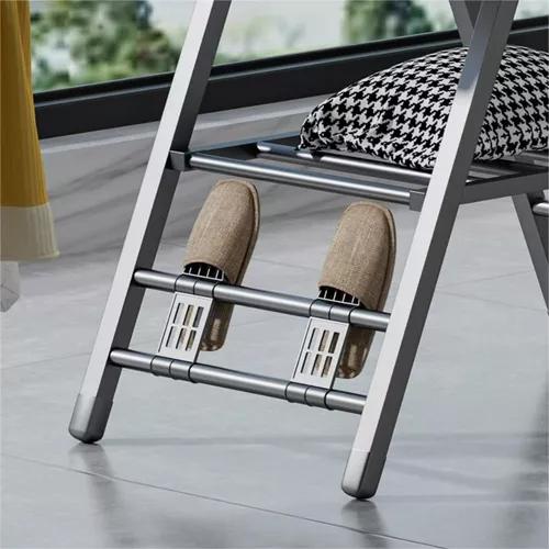 TENDEDERO PLEGABLE ACERO INOXIDABLE 170 CM, COLOR PLATEADO - 2