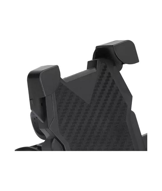 SOPORTE CELULAR MOTO SCOOTER, AGARRE DEL ESPEJO, REGULABLE, COLOR NEGRO - 7