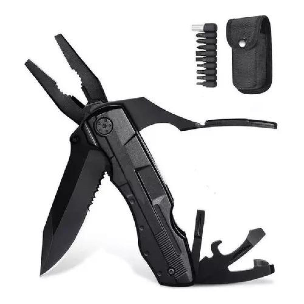 NAVAJA TACTICA CUCHILLO TACTICO MILITAR ALILICATE 16EN1 BLCK - 2