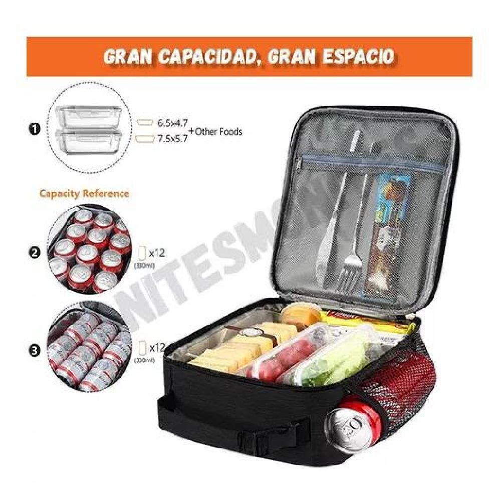LONCHERA TÉRMICA PORTÁTIL HOMBRE BOLSA DEL ALMUERZO - 3
