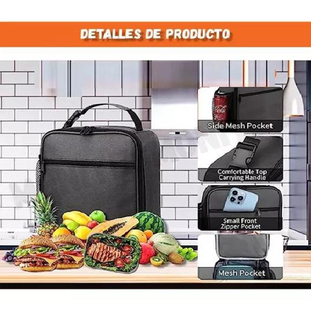 LONCHERA TÉRMICA PORTÁTIL HOMBRE BOLSA DEL ALMUERZO - 6