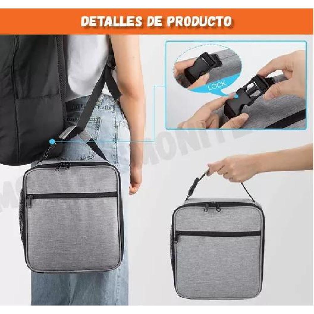 LONCHERA TÉRMICA PORTÁTIL HOMBRE BOLSA DEL ALMUERZO - 7