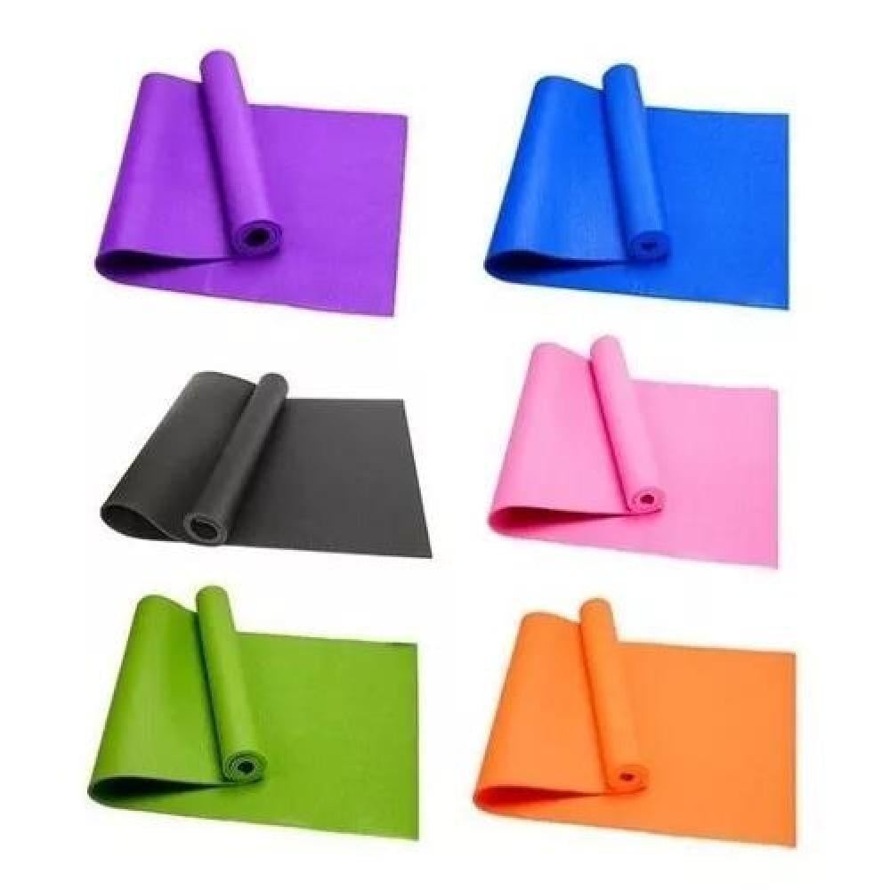 COLCHONETA MAT YOGA MANTA CON BOLSO DEPORTE 4MM 173X61CM AZUL - 2