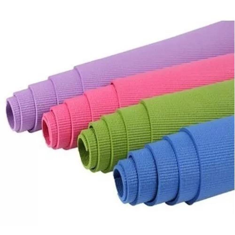 COLCHONETA MAT YOGA MANTA CON BOLSO DEPORTE 4MM 173X61CM AZUL - 4