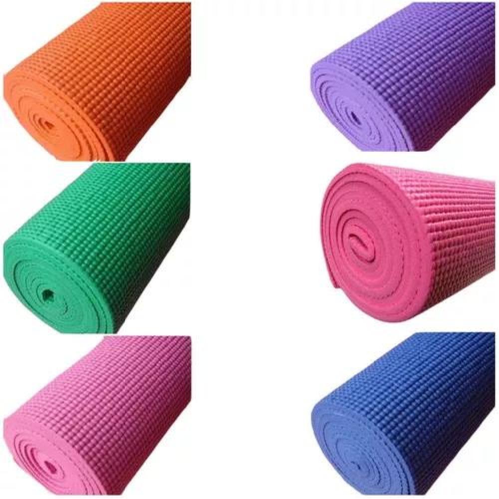 COLCHONETA MAT YOGA MANTA CON BOLSO DEPORTE 4MM 173X61CM NARANJA - 3