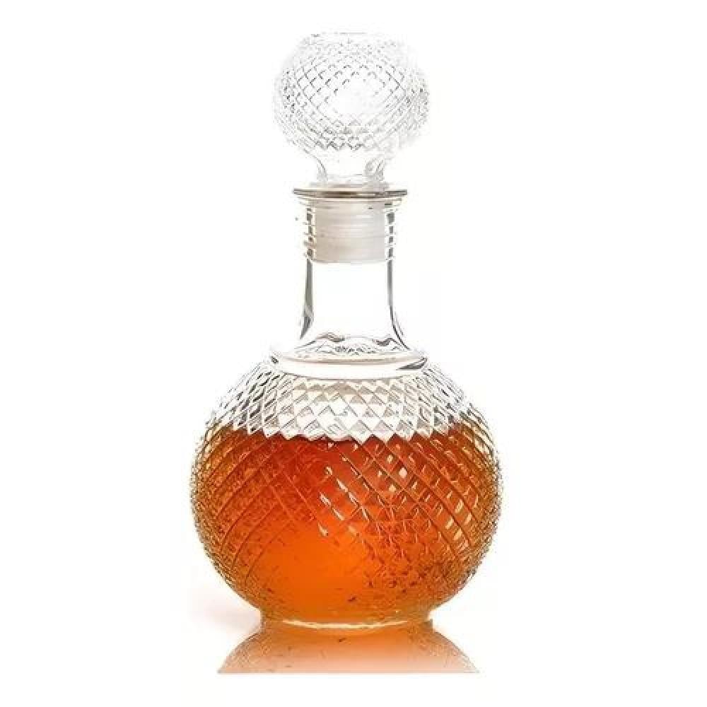 DECANTER DE LICOR DE WHISKY Y GINEBRA CRISTAL 1,1 LITROS - 1