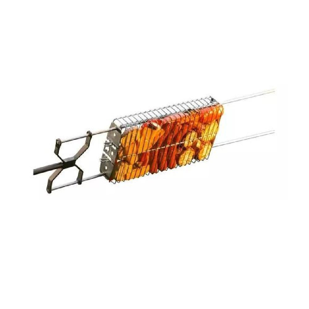 CANASTA O REJILLA DE ACERO INOX. PARA ASAR ALIMENTOS - 1