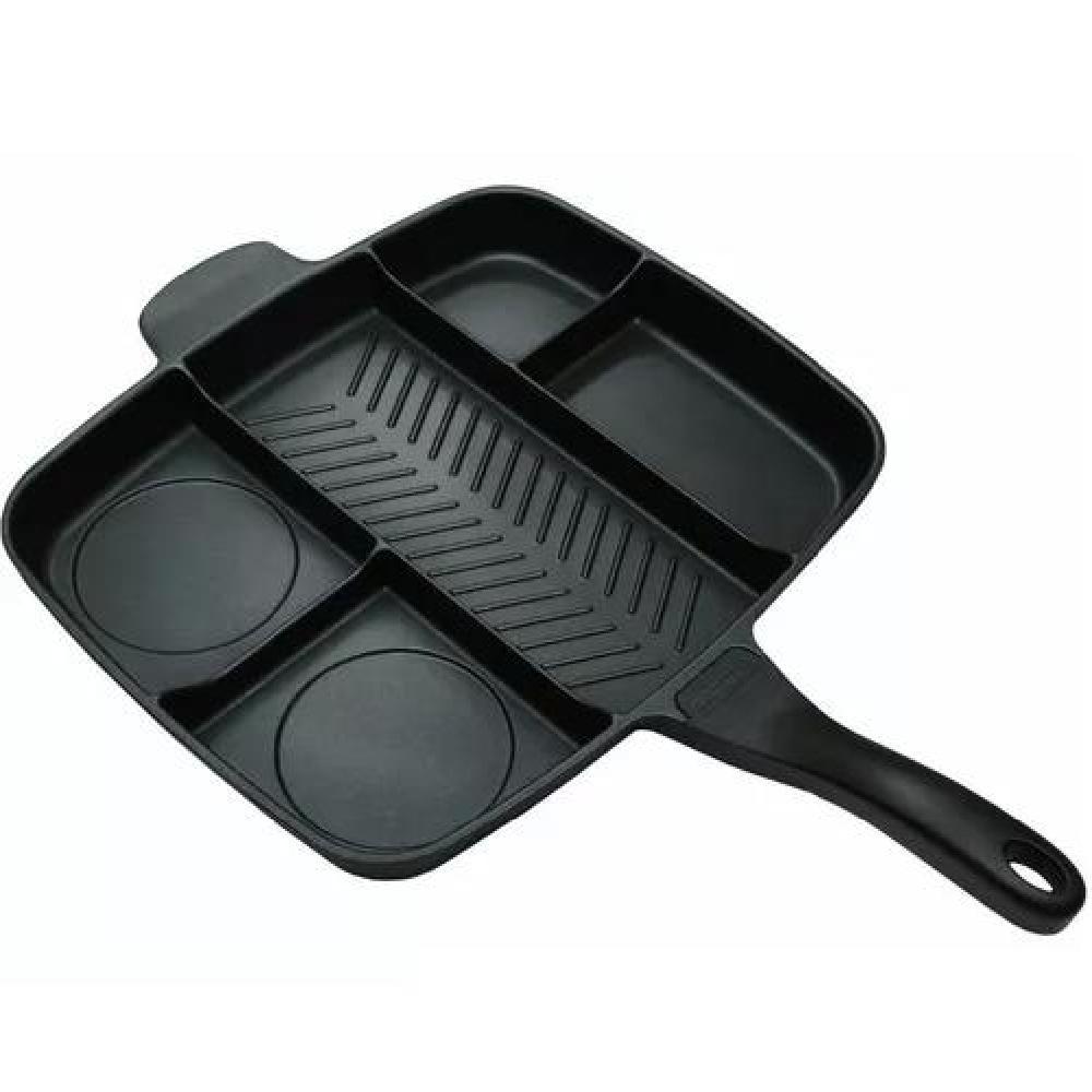 SARTÉN MULTIUSO 5 EN 1 ANTI ADHERENTE HORNO COCINA - 1