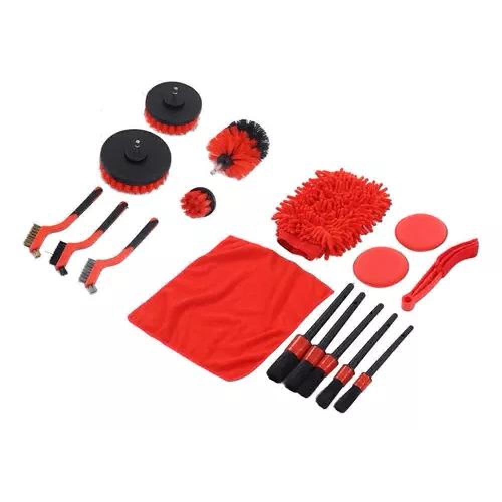 KIT DE LIMPIEZA DE AUTO, 18 PIEZAS, PULIDOR DE FOCOS Y LIMPIEZA DE AUTO - 3
