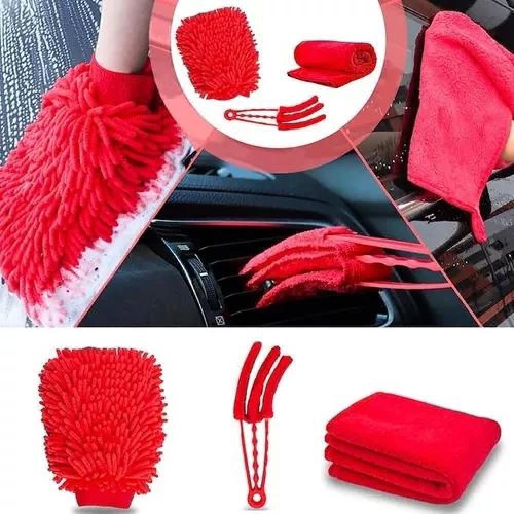 KIT DE LIMPIEZA DE AUTO, 18 PIEZAS, PULIDOR DE FOCOS Y LIMPIEZA DE AUTO - 4