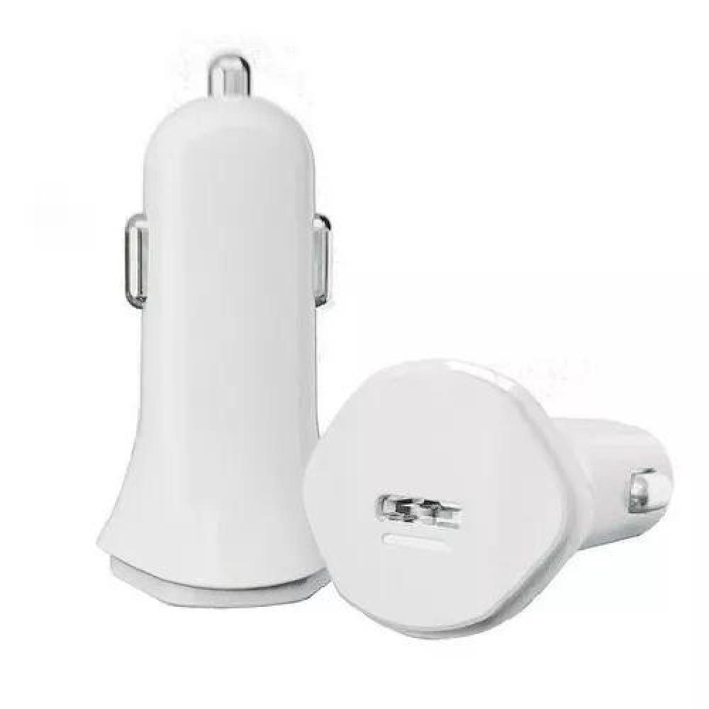 CARGADOR AUTO CARGA RÁPIDA 18W Y CABLE USB-C 3.0A BLANCO - 2