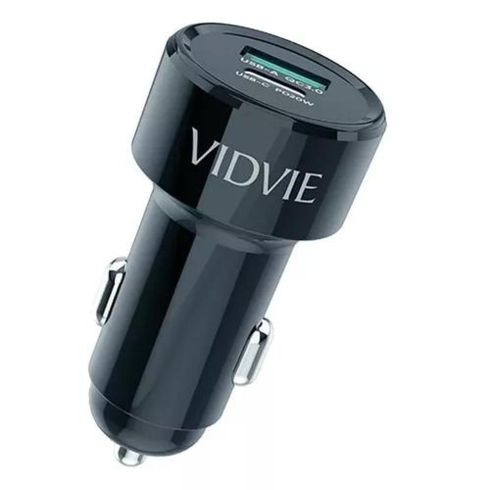 GENÉRICO CARGADOR CARRO VIDVIE PD 20W INTELIGENTE PARA IPHONE NEGRO