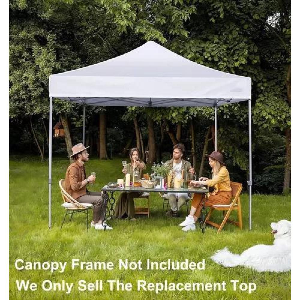 CARPA LONA DE REPUESTO PARA TOLDO, 3X3 M, IMPERMEABLE, COLOR BLANCO - 3