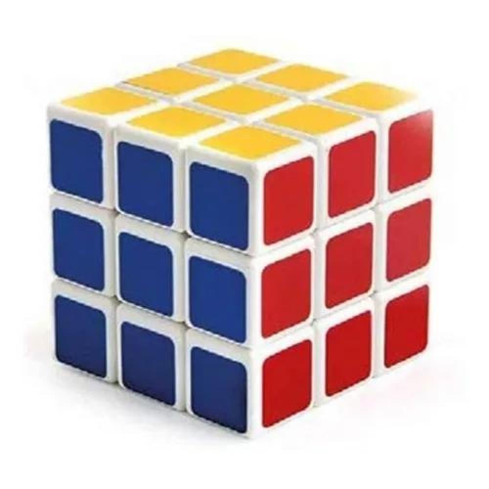 CUBO DIDÁCTICO RUBIK CON ESTRUCTURA BLANCA - 1