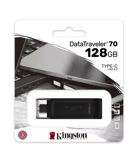 KINGSTON DATATRAVELER 128GB, UNIDAD FLASH USB-C, USB 3.2 GEN 1 - 5