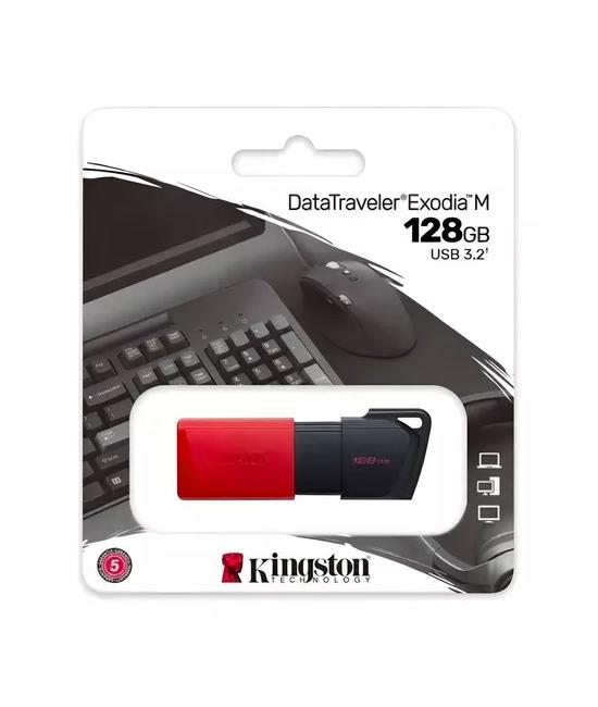 PENDRIVE KINGSTON USB 3.2 EXODIA M, 128GB, ROJO - 5