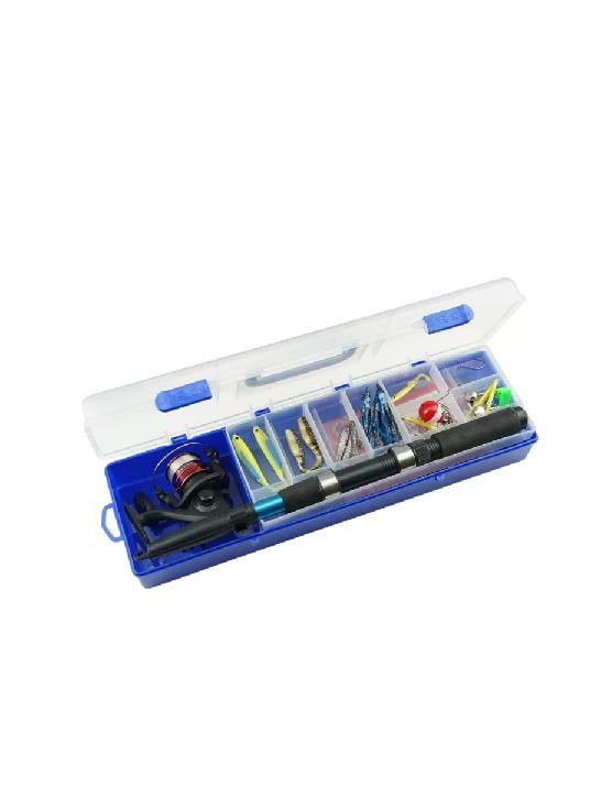 SET O KIT DE CAÑA DE PESCAR TELESCÓPICA CON ACCESORIOS Y BOLSO - 2