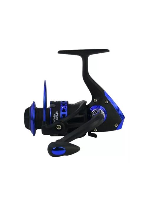 CARRETE GIRATORIO PARA PESCA SERIE BK5000 13 RODAMIENTOS, AZUL - 2