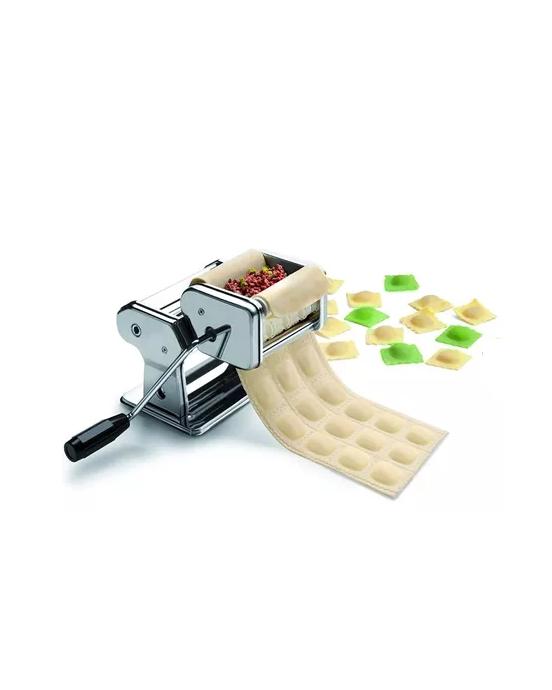MÁQUINA PARA HACER RAVIOLES PASTA CASERA MANUAL COLOR GRIS - 4