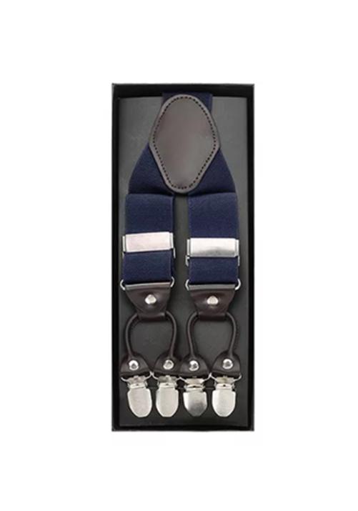 SUSPENSOR HUMITA EN CAJA TIRANTES HOMBRE AJUSTABLE ELÁSTICO, AZUL MARINO - 2