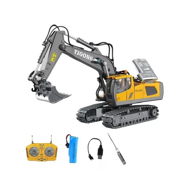 MÁQUINA DE CONSTRUCCIÓN CONTROL REMOTO AMARILLO - 2