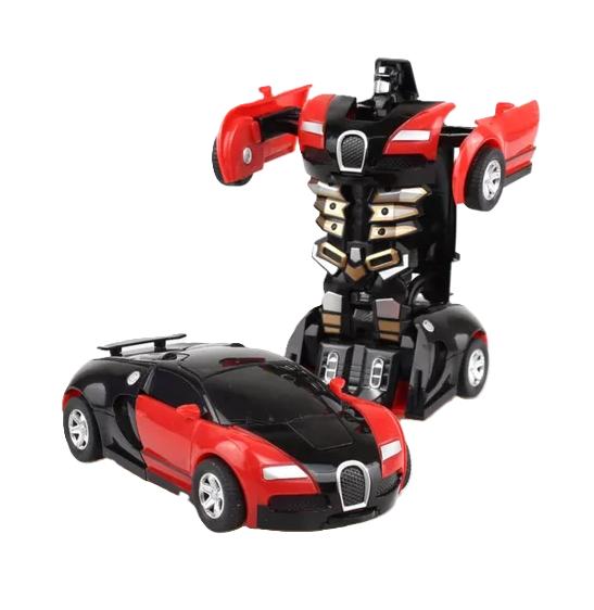 JUGUETE TRANSFORMER AUTO-ROBOT CONTROL REMOTO 2.4G ROJO - 3