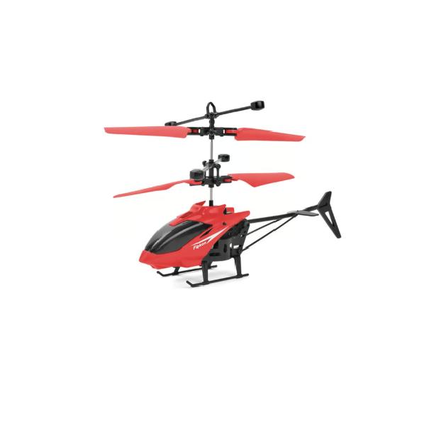 HELICÓPTERO VOLADOR MINI DRON CONTROL REMOTO ROJO - 2