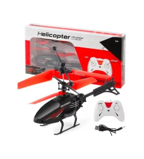 HELICÓPTERO VOLADOR MINI DRON CONTROL REMOTO ROJO - 3
