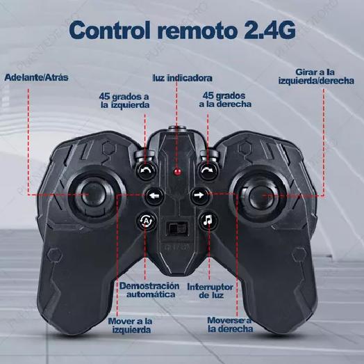 AUTO CONTROL REMOTO SENSOR DE MOVIMIENTO, CONTROL CON MANO GESTO 360 NEGRO - 4