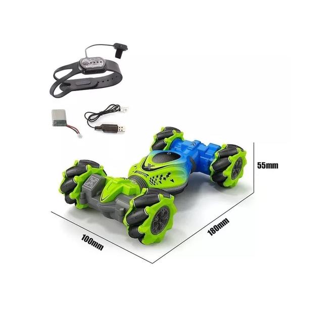 AUTO LOCO 4X4 TRUCOS PRO CON CONTROL 2.4G VERDE - 5