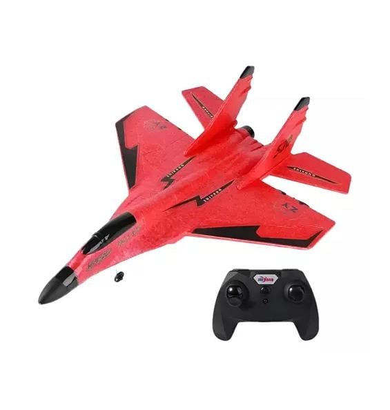 AVIÓN DE COMBATE A CONTROL REMOTO DE JUGUETE SU-35 AMC ROJO - 2
