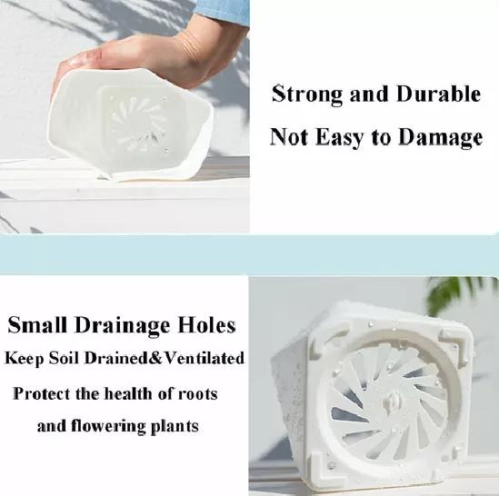 6 MOLDES PARA JARDINERAS PEQUEÑAS MOLDES PARA PLANTAS - 4