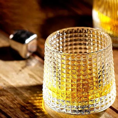 VASOS GIRATORIO 360 WHISKY VODKA SET 6 - 4