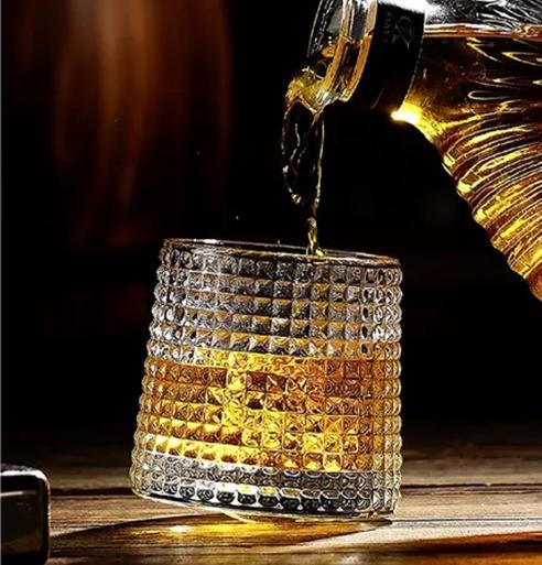 VASOS GIRATORIO 360 WHISKY VODKA SET 6 - 5
